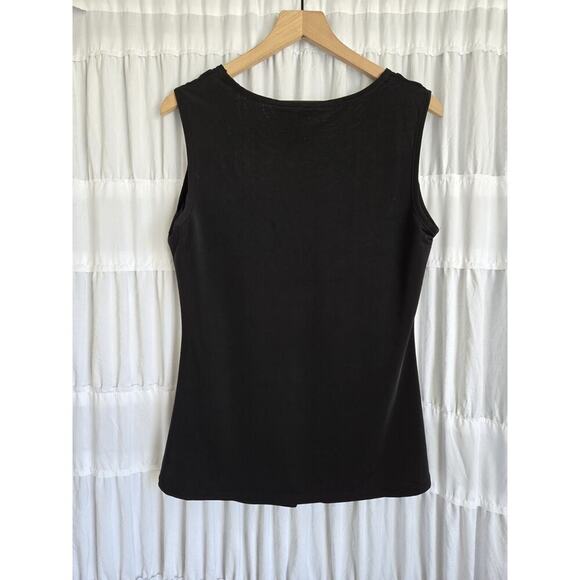 Mixit Womens Large Vtg Y2k Black Vamp Top Ruched Goth Boho Grunge Witchy Peasant - Picture 2 of 4